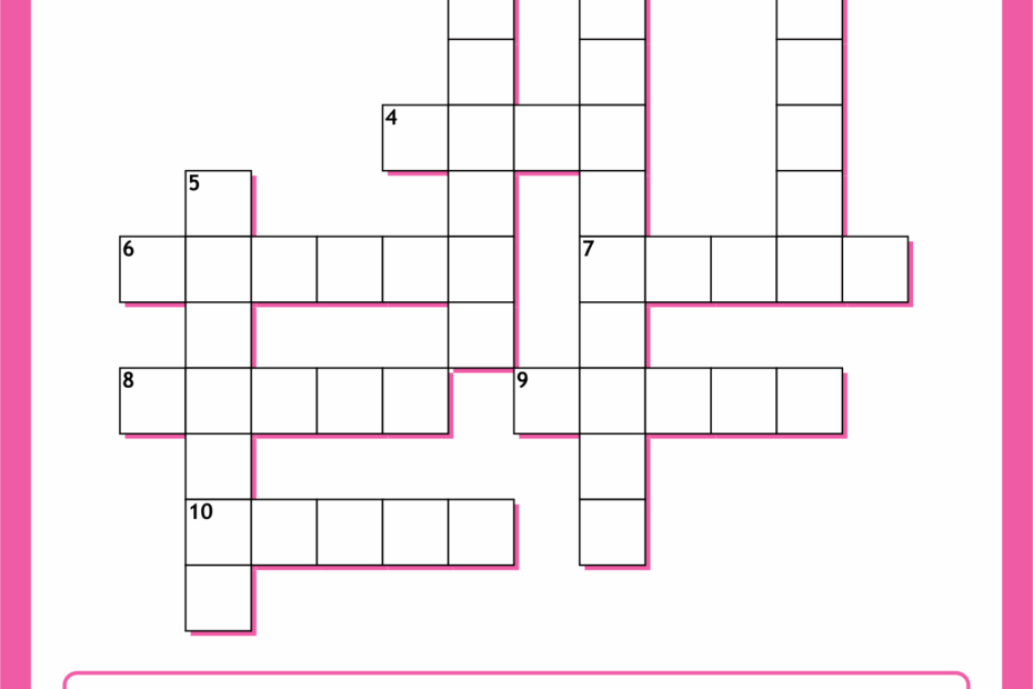 Printable Valentine Crossword Puzzles Free Crossword Puzzles Printable