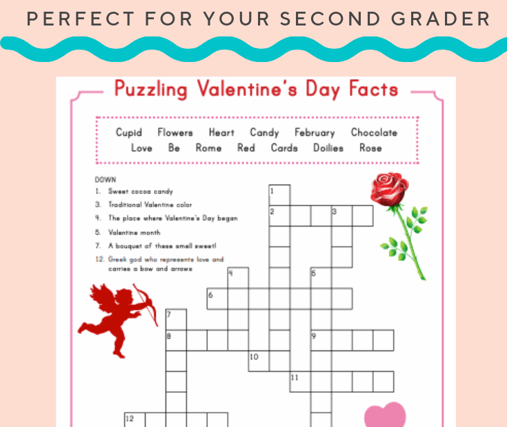 Printable Valentine Crossword Puzzles Printable Crossword Puzzles