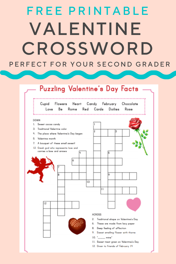 Printable Valentine Crossword Puzzles Printable Crossword Puzzles