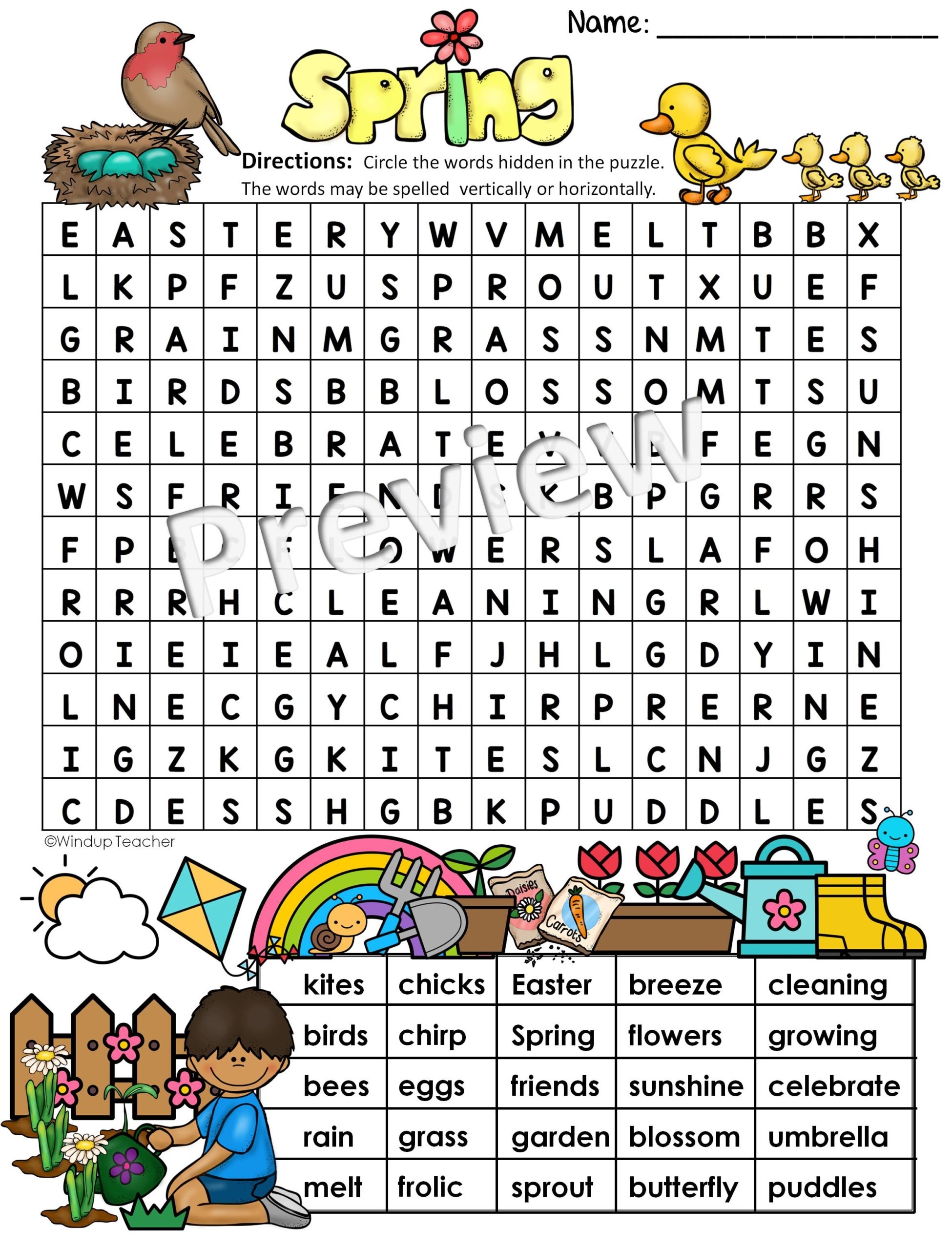 Printable Word Search Puzzle Prntbl concejomunicipaldechinu gov co