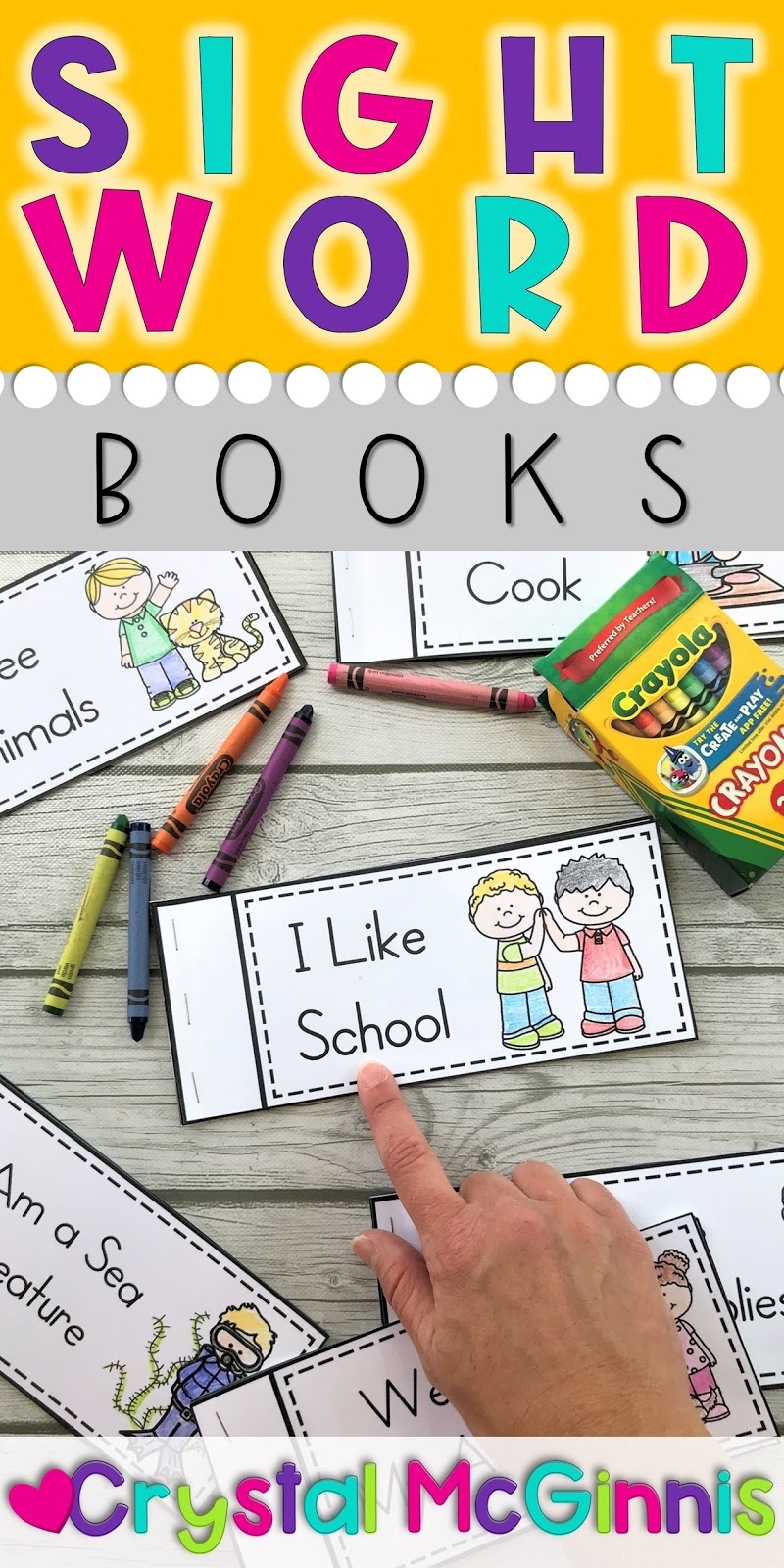 Sight Word Books Printable Kindergarten