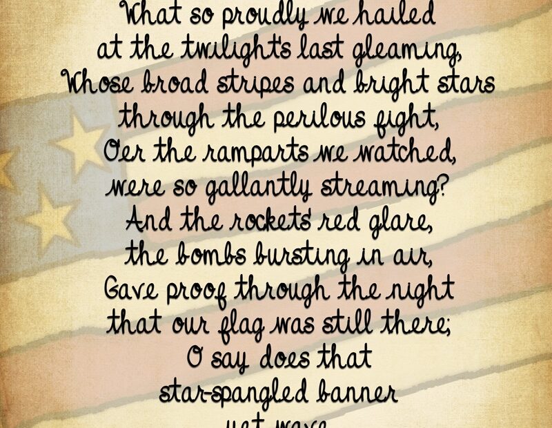 Star Spangled Banner Inkhappi