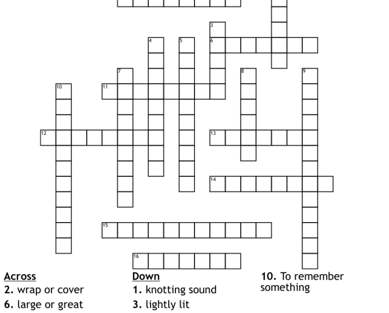Summer Crossword Puzzles Printable Free Crossword Puzzles Printable