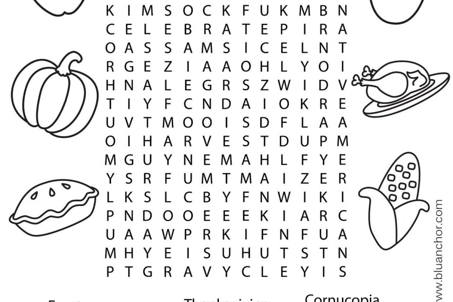 Thanksgiving Printable Puzzles Printable New Year Banners