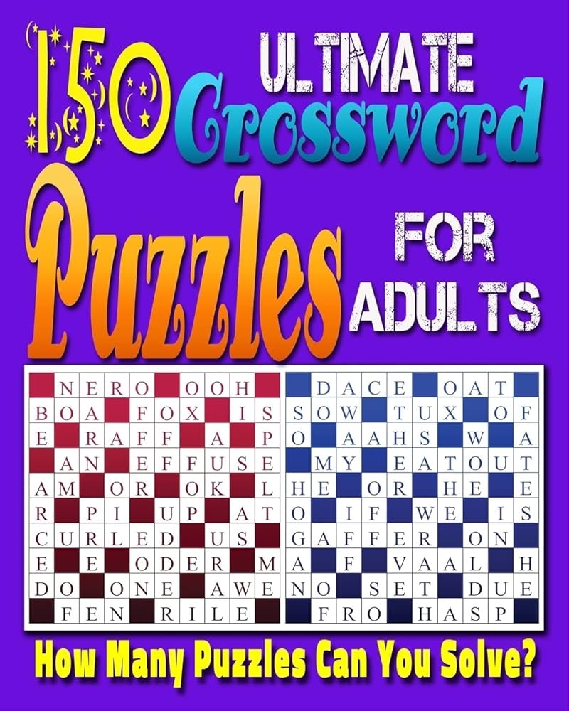 Ultimate Crossword Puzzle For Adults Printable Crossword Puzzles 