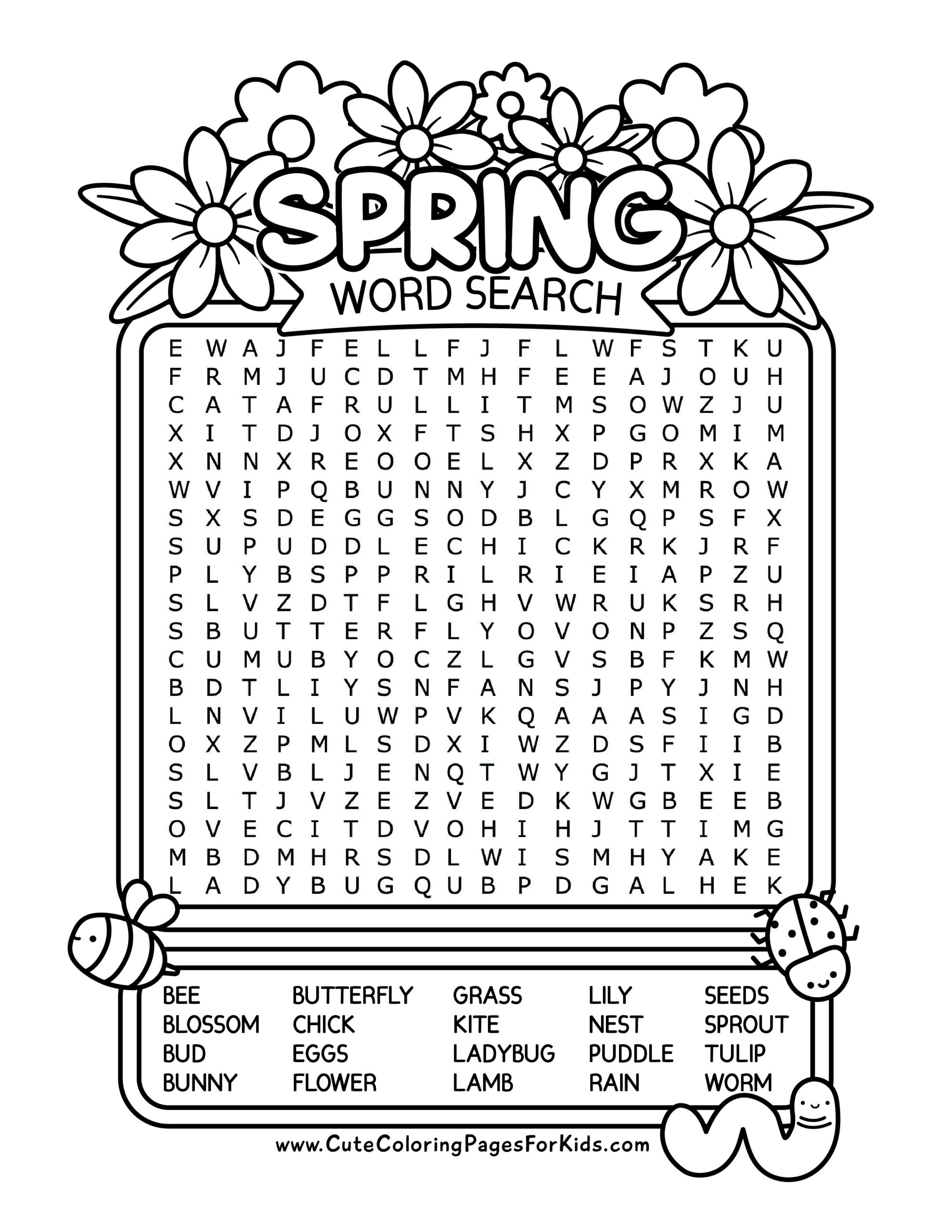 Word Search Free Printables NBKomputer