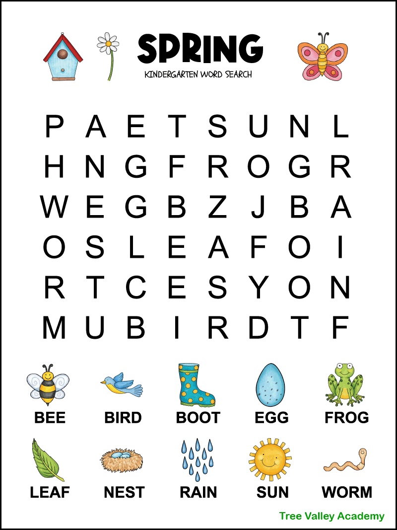 Word Search Printable For Kindergarten Printable New Year Banners